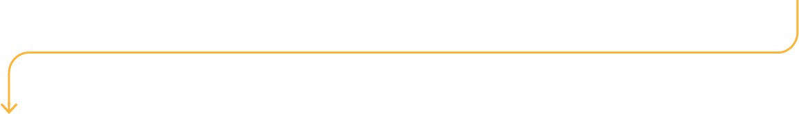 LeftArrow@2x yellow horizontal line with curve on left for arrow to point down