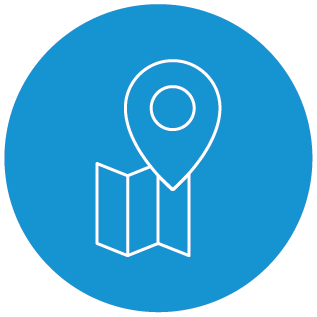 MapIcon@2x icon of map with a pin drop