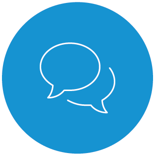 SpeechBubblesIcon@2x icon of two conversation bubbles